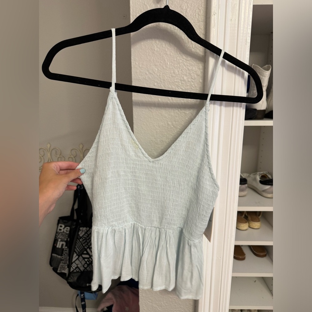 Light Blue Tank (has small stain)